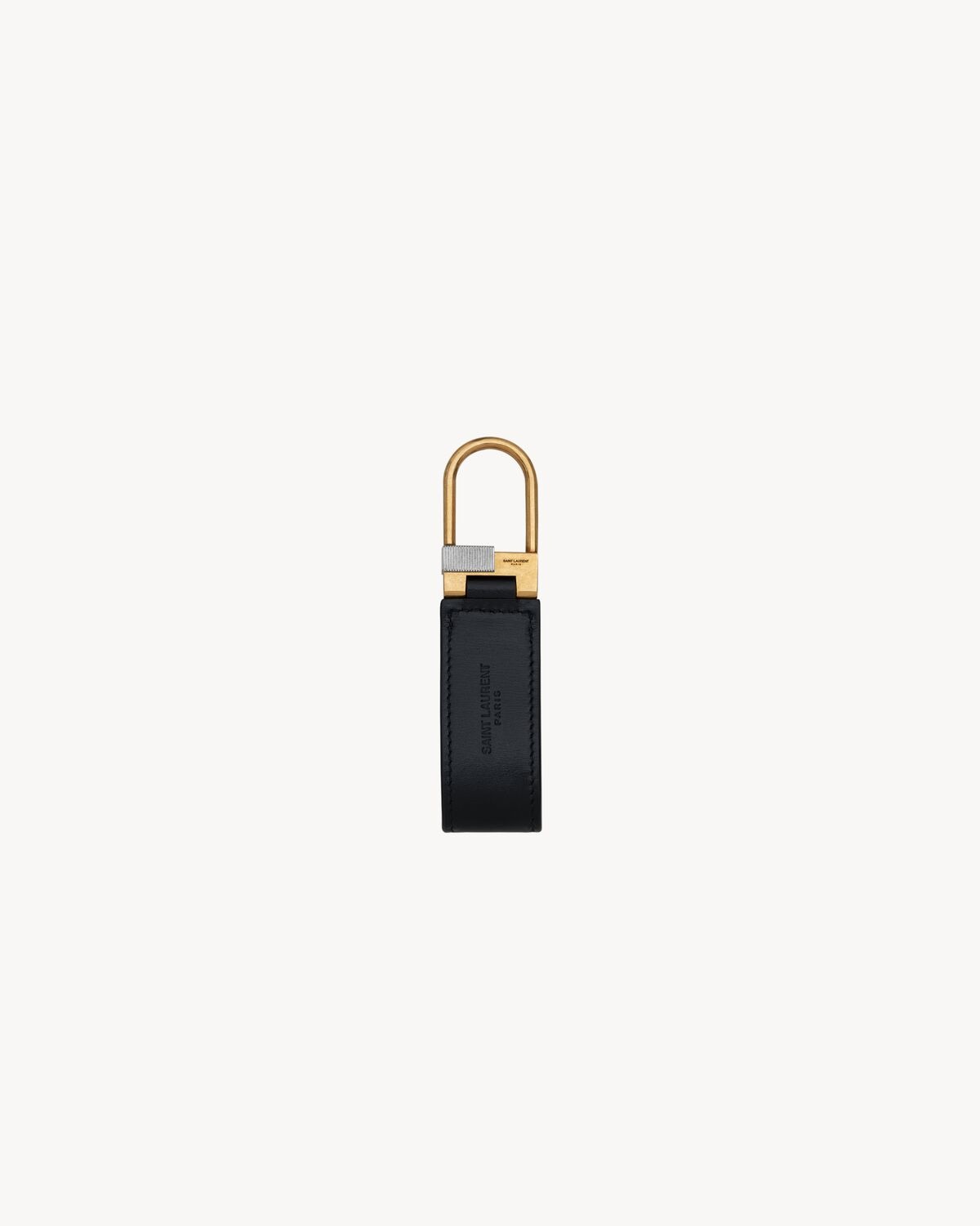 TINY CASSANDRE KEYRING IN SMOOTH LEATHER - 2