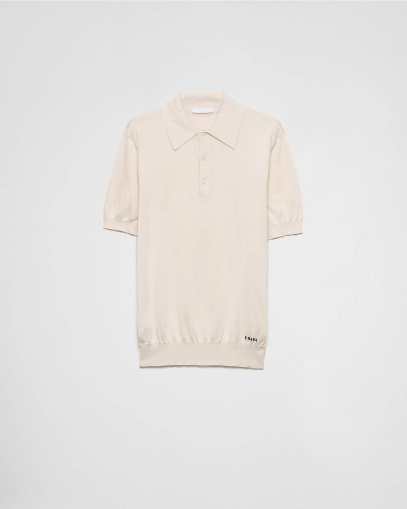 Silk polo shirt - 1