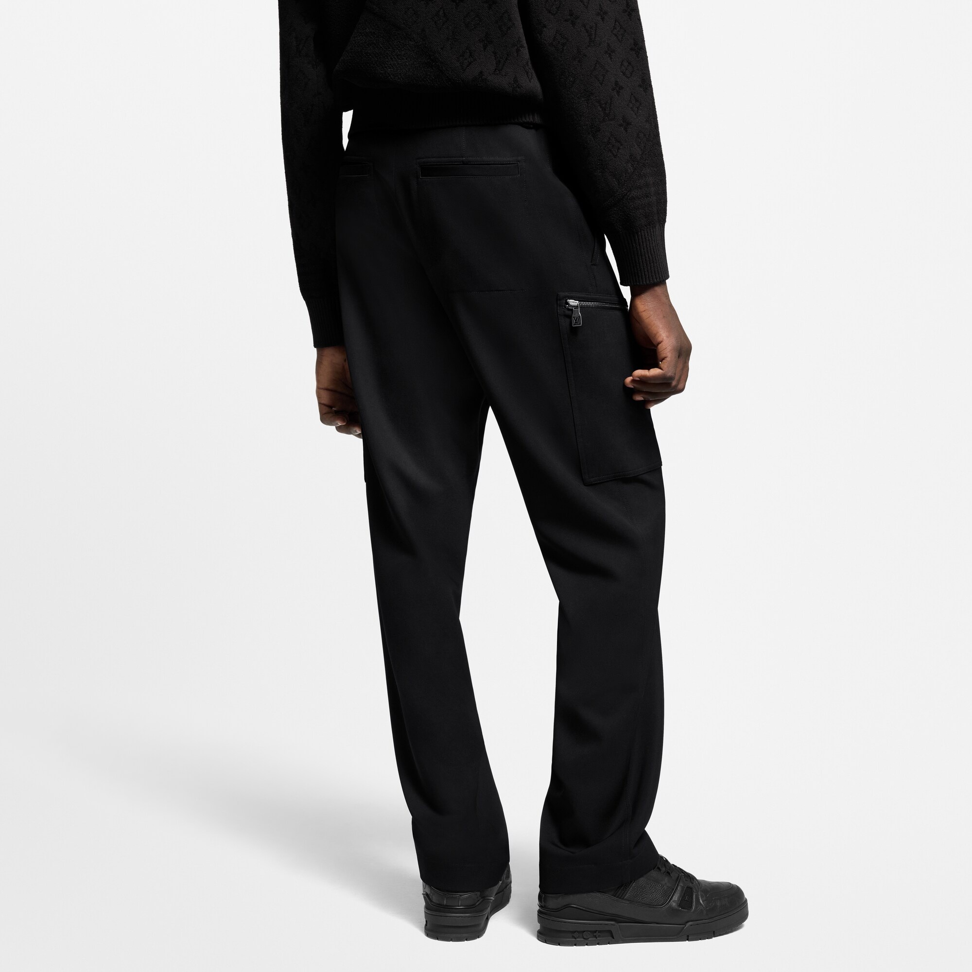 Tailored Wool Cargo Pants - 5