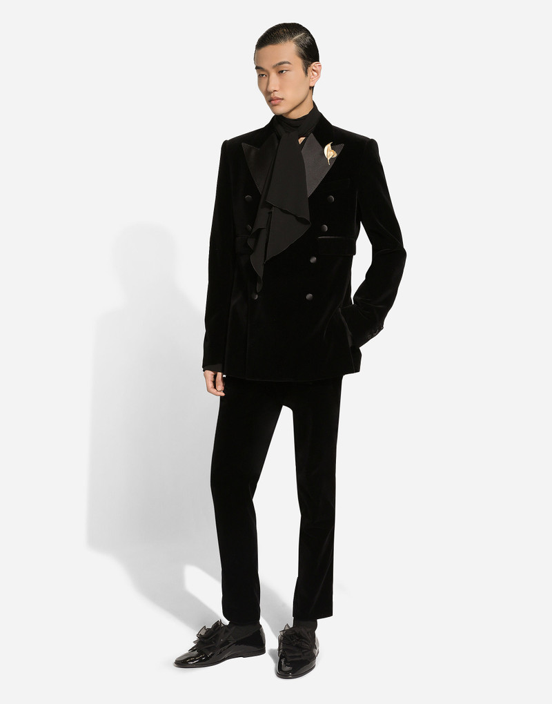 Dolce & Gabbana Classic velvet tuxedo pants outlook