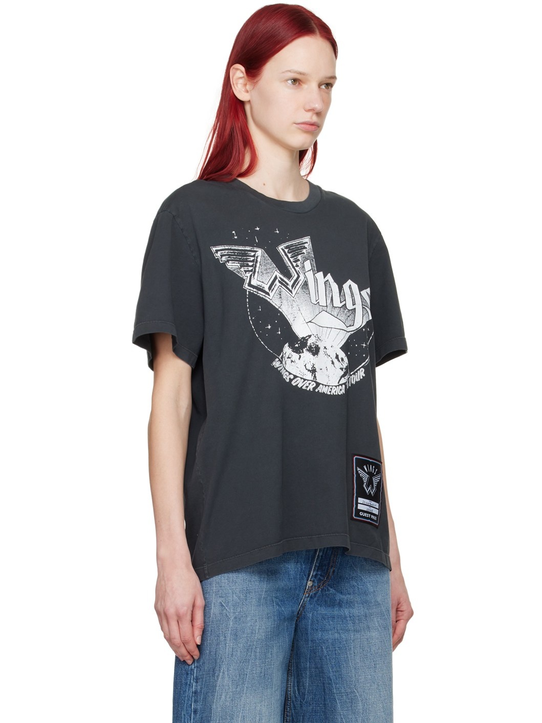 Black 'Wings' T-Shirt - 2