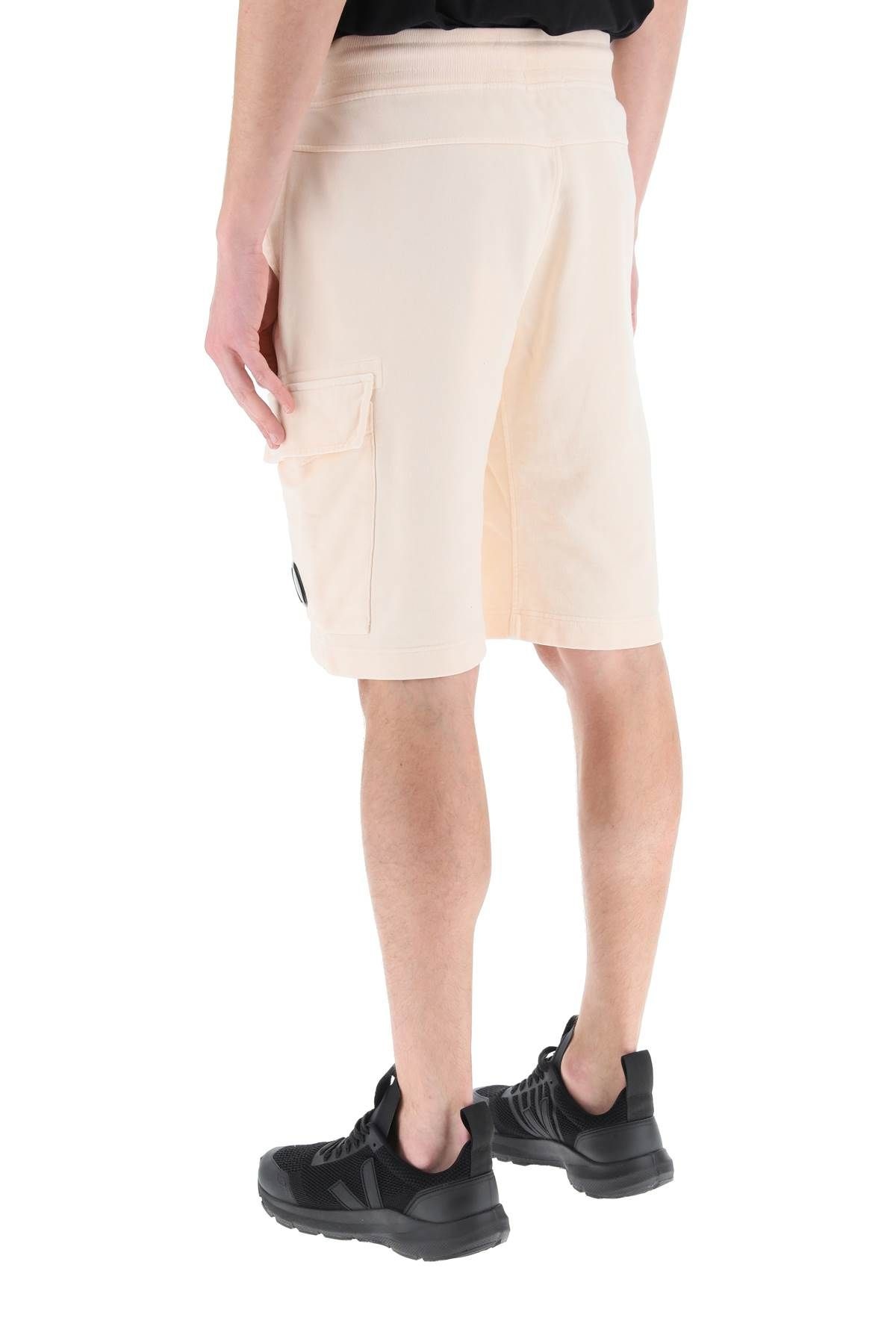 METROPOLIS SERIES DIAGONAL RAISED FLEECE SHORTS - 4