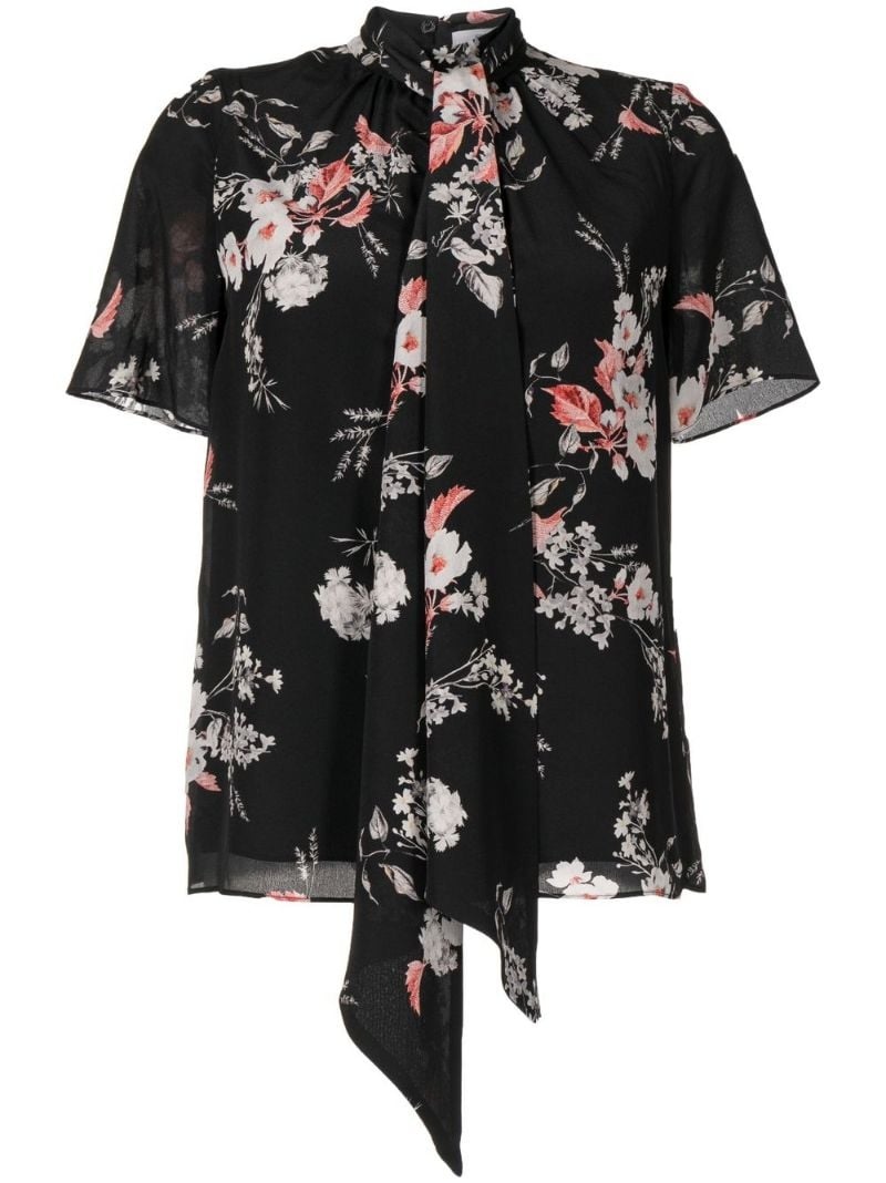 Michaela floral-print blouse - 1