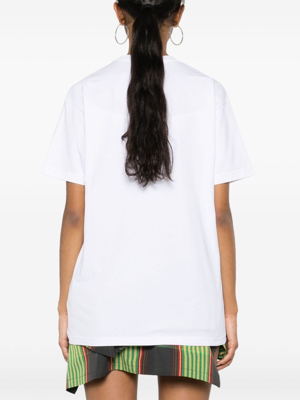 Bones 'n chain cotton T-shirt - 4