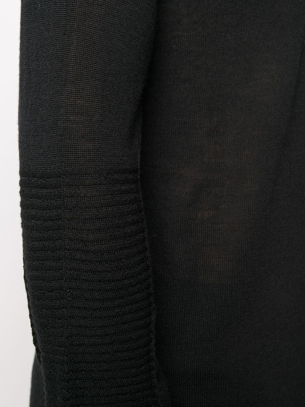 long-line ribbed jumper - 5