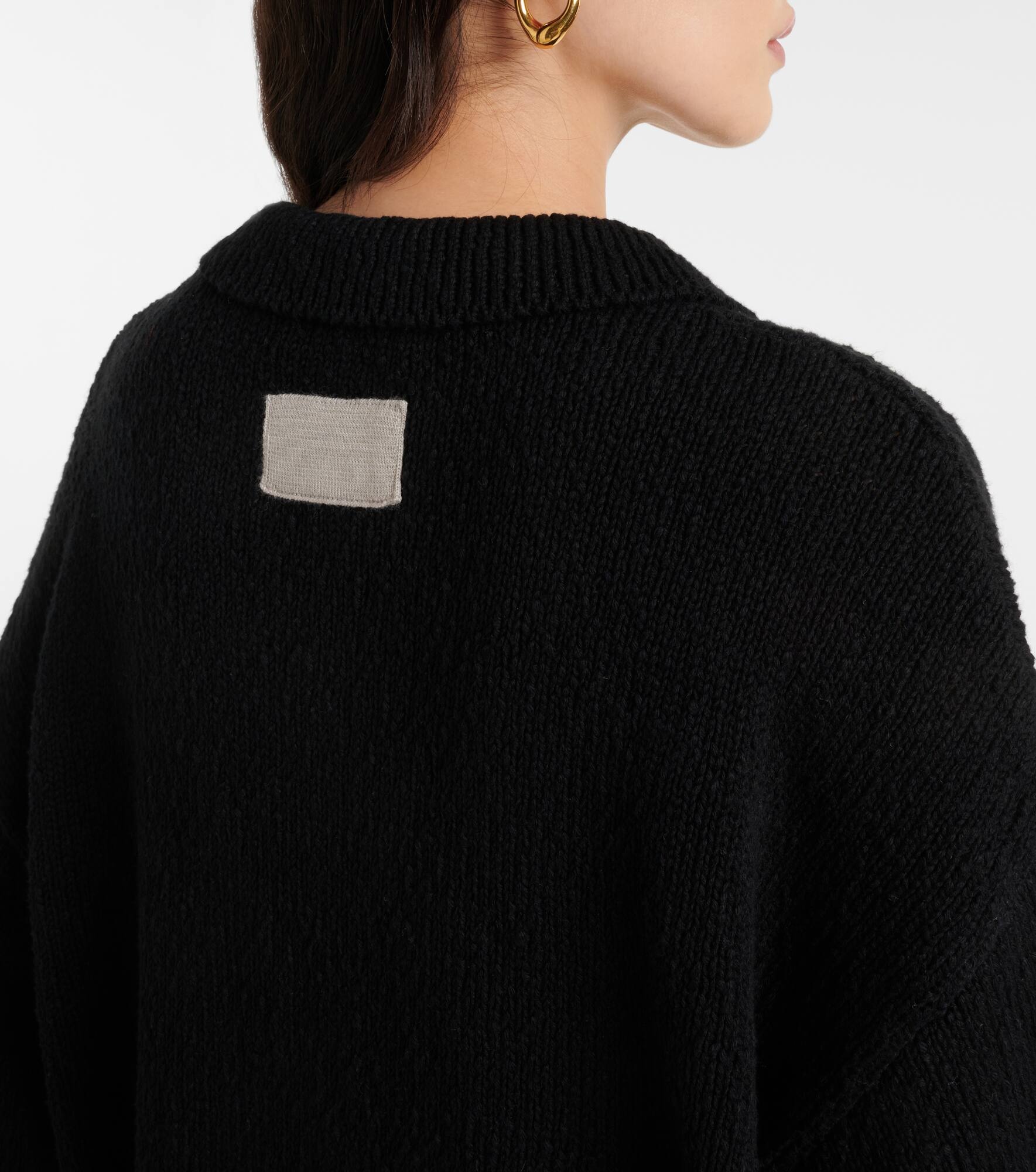 Oversized cotton polo sweater - 6