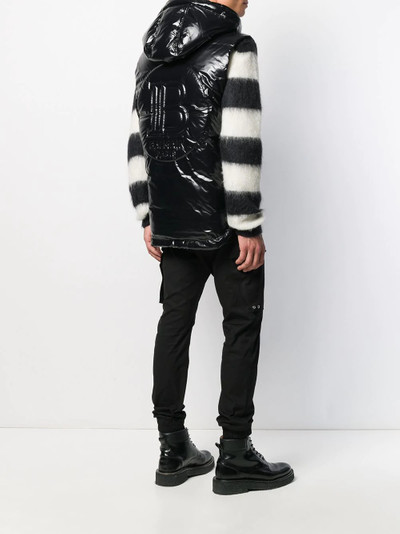 Balmain hooded padded gilet outlook