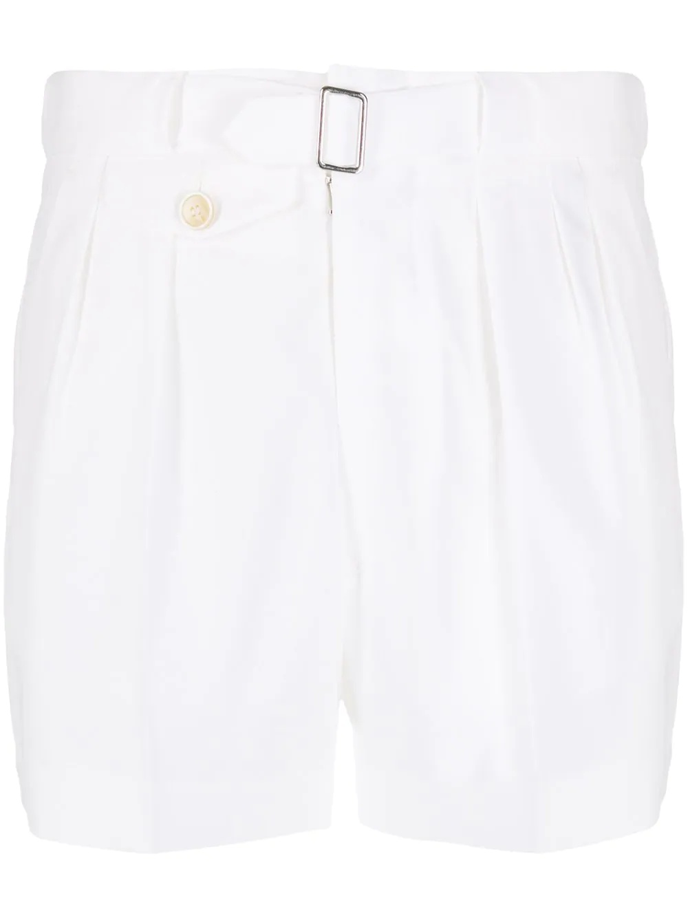 pleat detailed shorts - 1