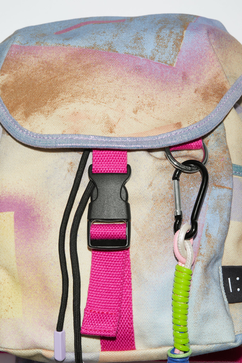 Mini backpack - Beige/multi 6