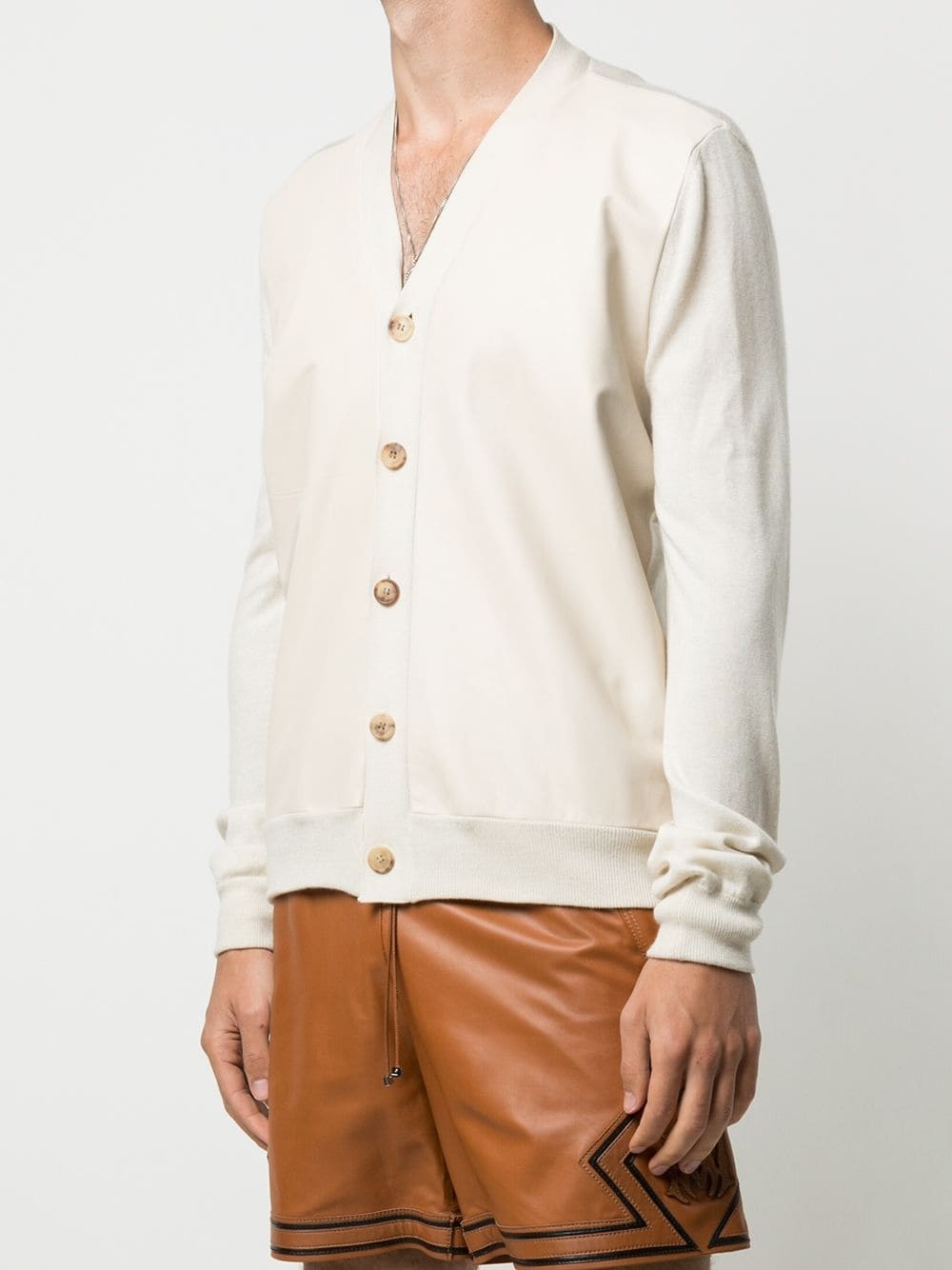 buttoned-up cashmere cardigan - 3