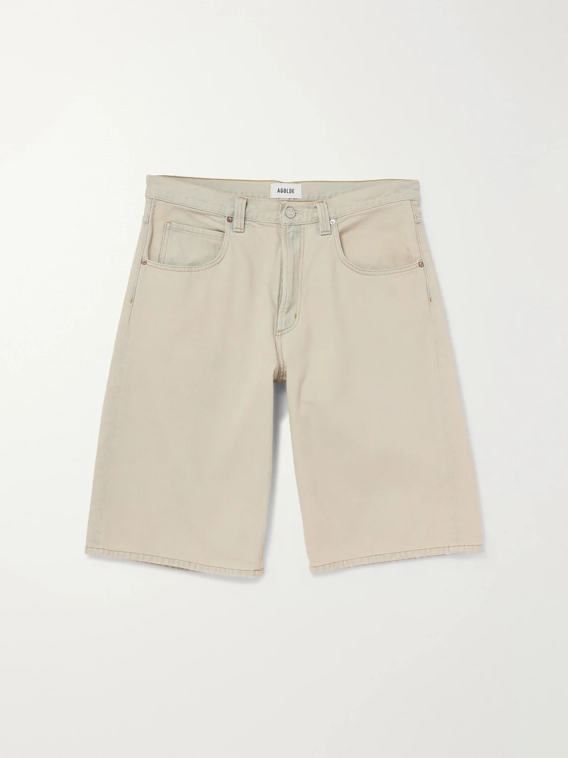 Fusion Straight-Leg Denim Shorts - 1