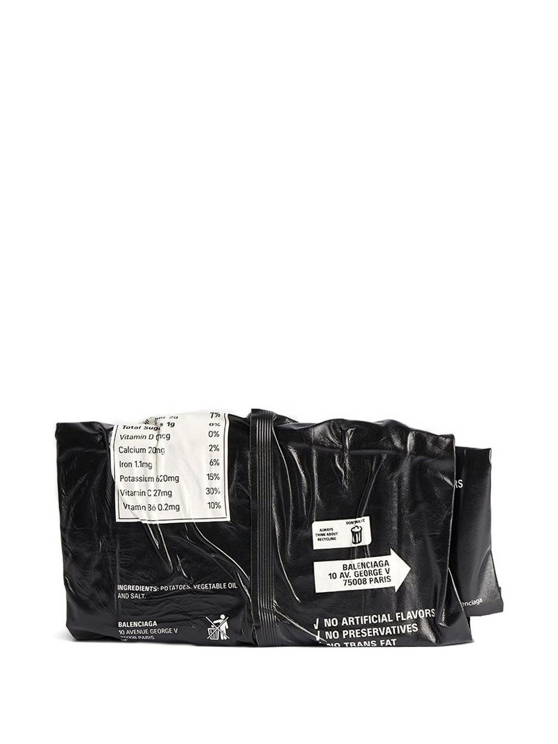 BALENCIAGA leather clutch bag outlook