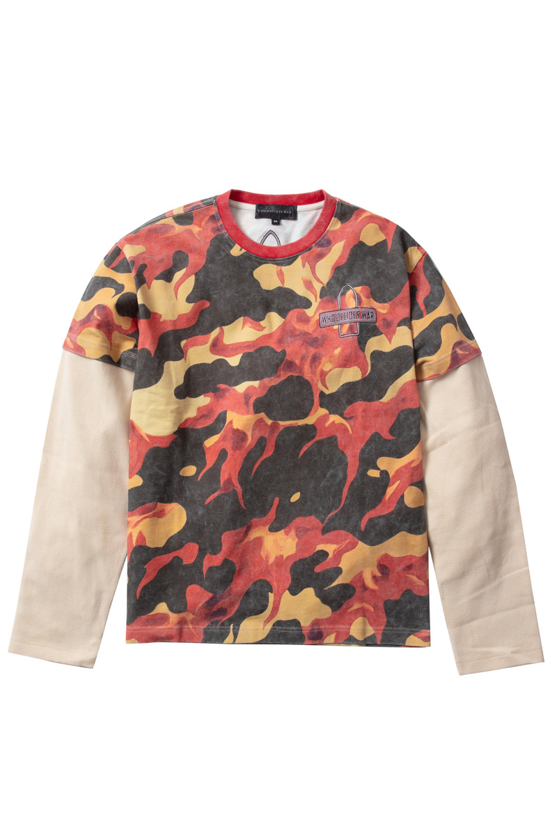 FLAME CAMO DOUBLE JERSEY 1