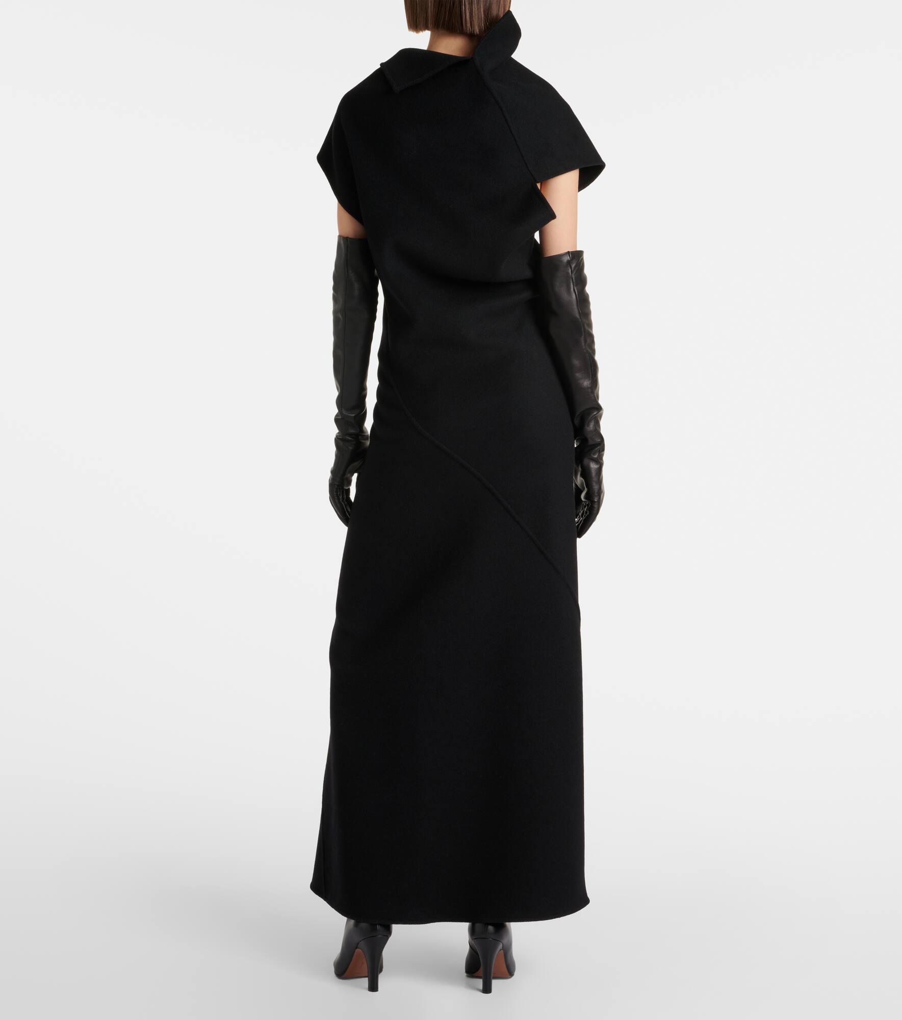 Kamil paneled cashmere gown - 3