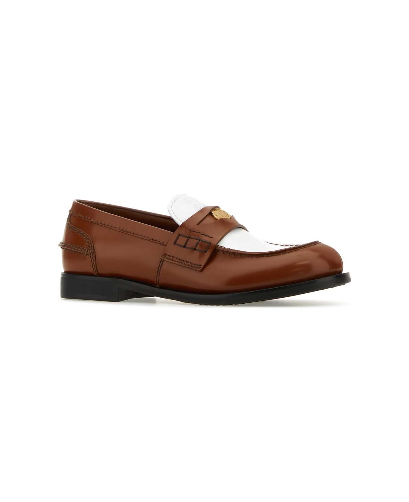 Two-tone Leather Loafers - 1