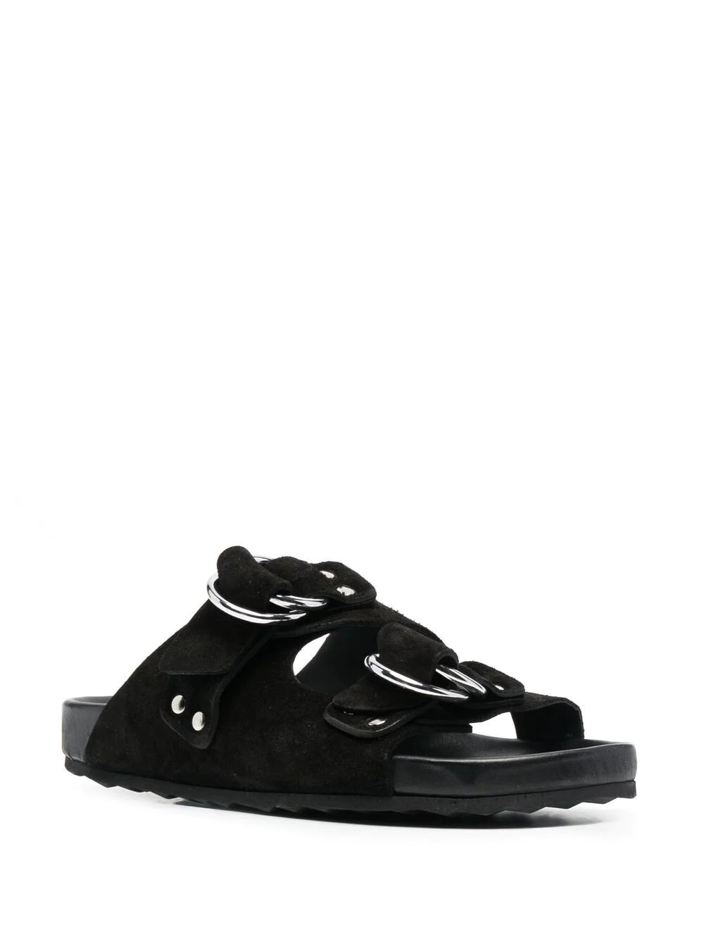 two-strap slip-on sandals - 2