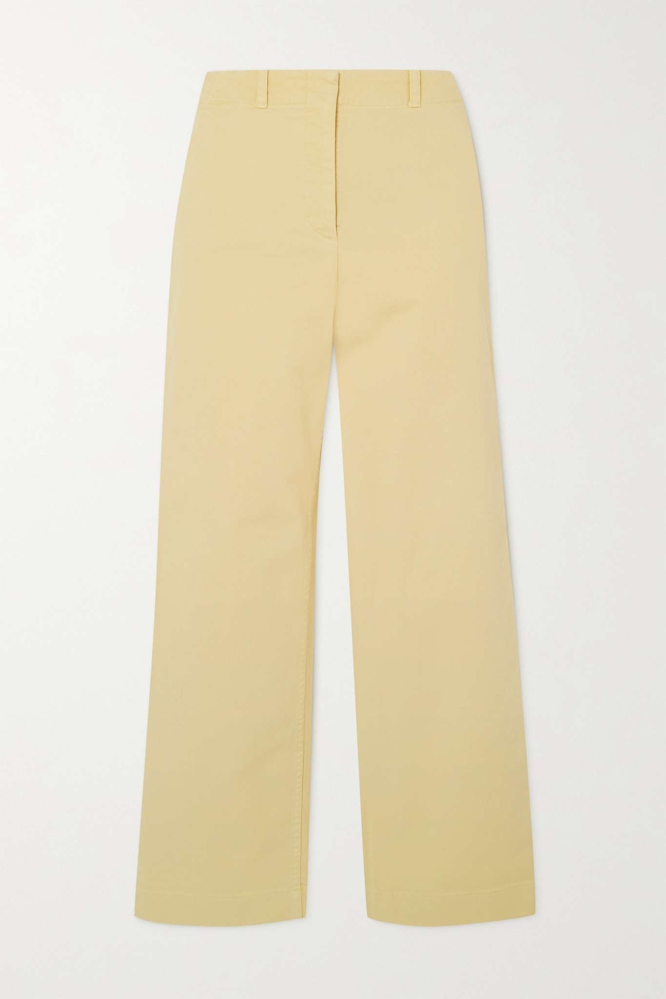 Cloutier cotton-blend twill straight-leg pants - 1