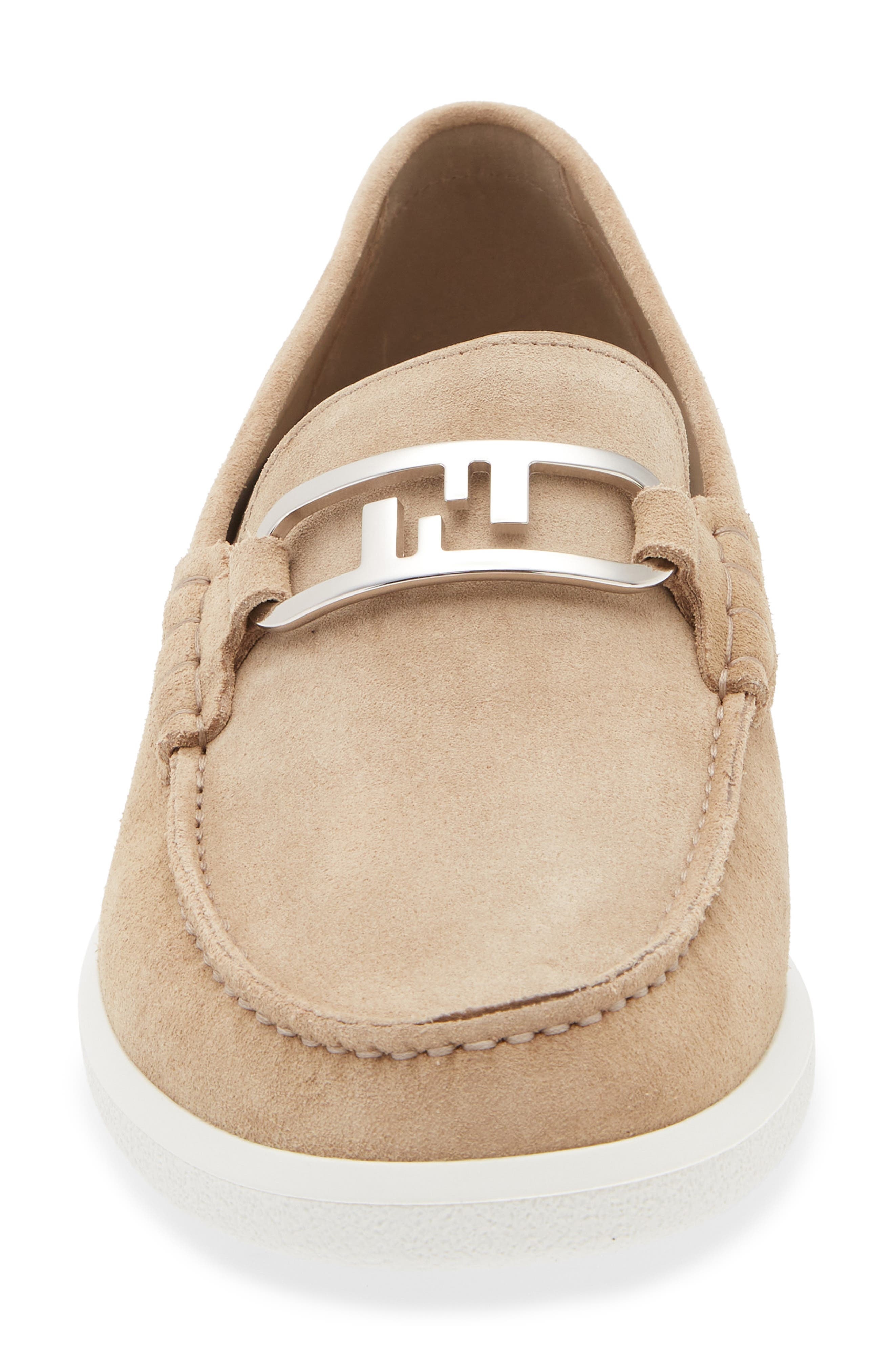 Fendi O'Lock Loafer in F0F9J Biscuit at Nordstrom - 4