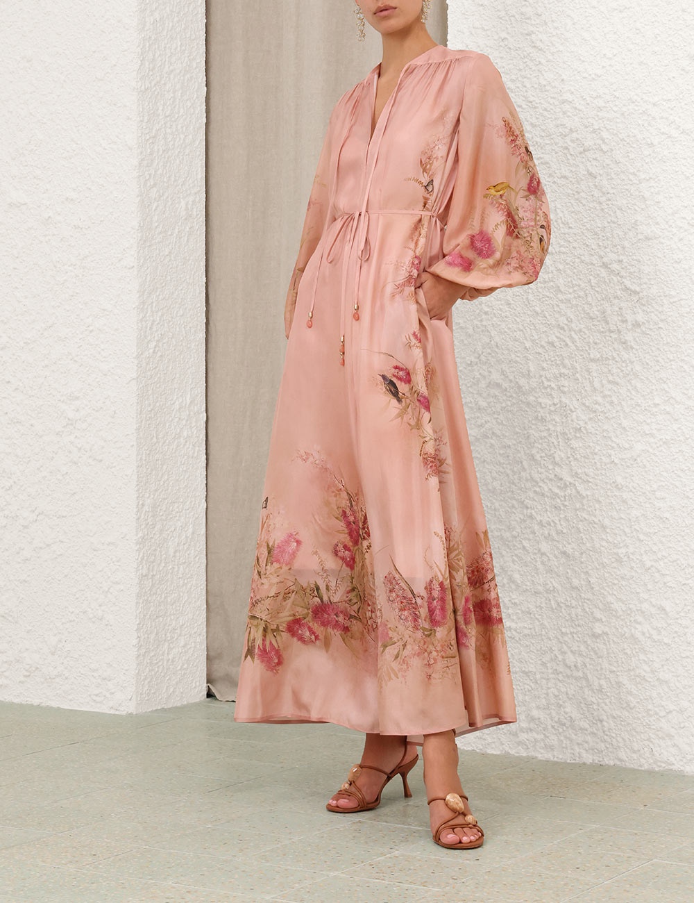 CASCADIAN BILLOW MAXI DRESS - 3