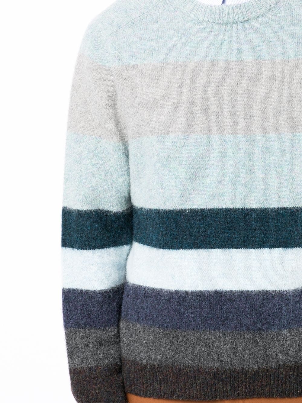 striped knitted jumper - 5