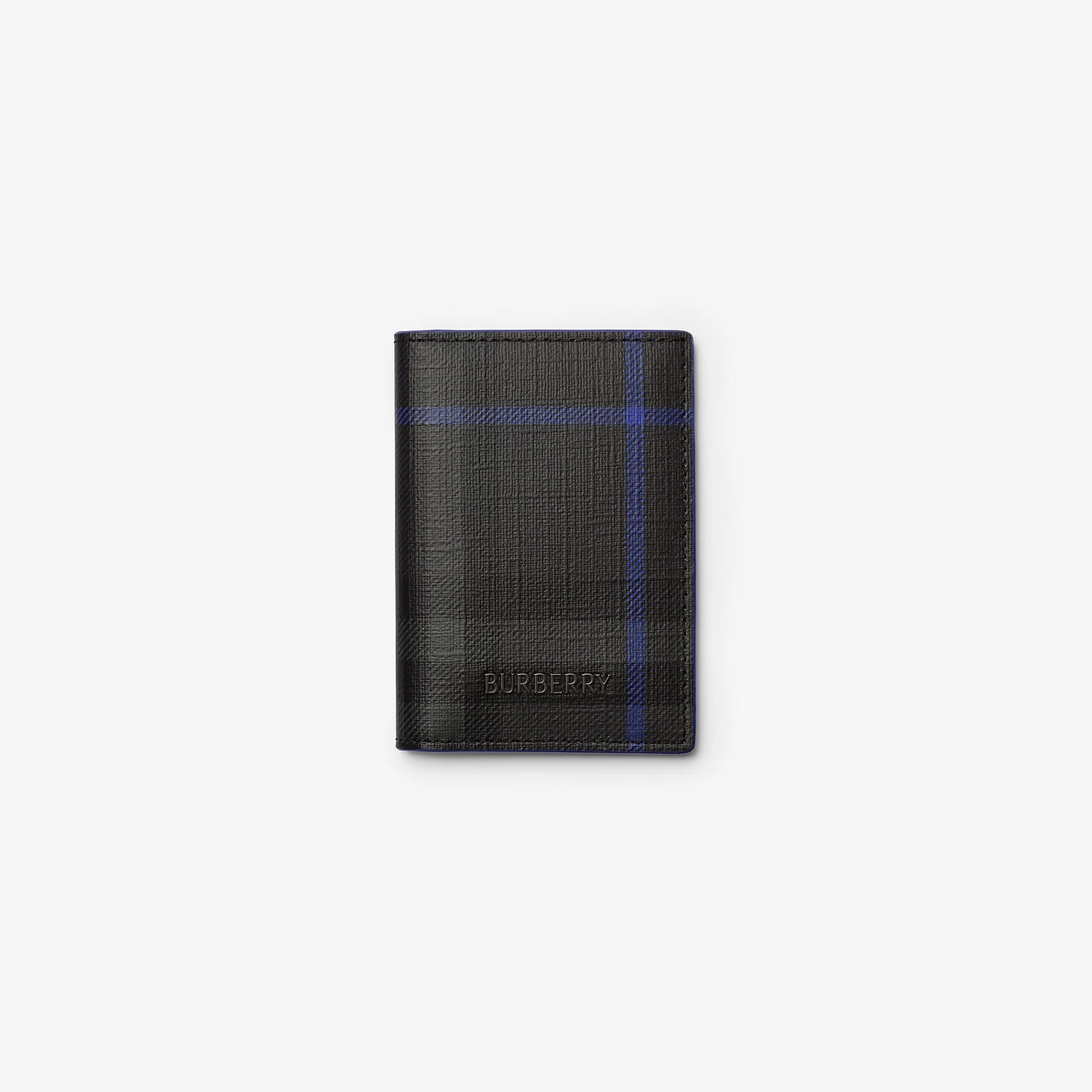 City Check Folding Card Case - 1
