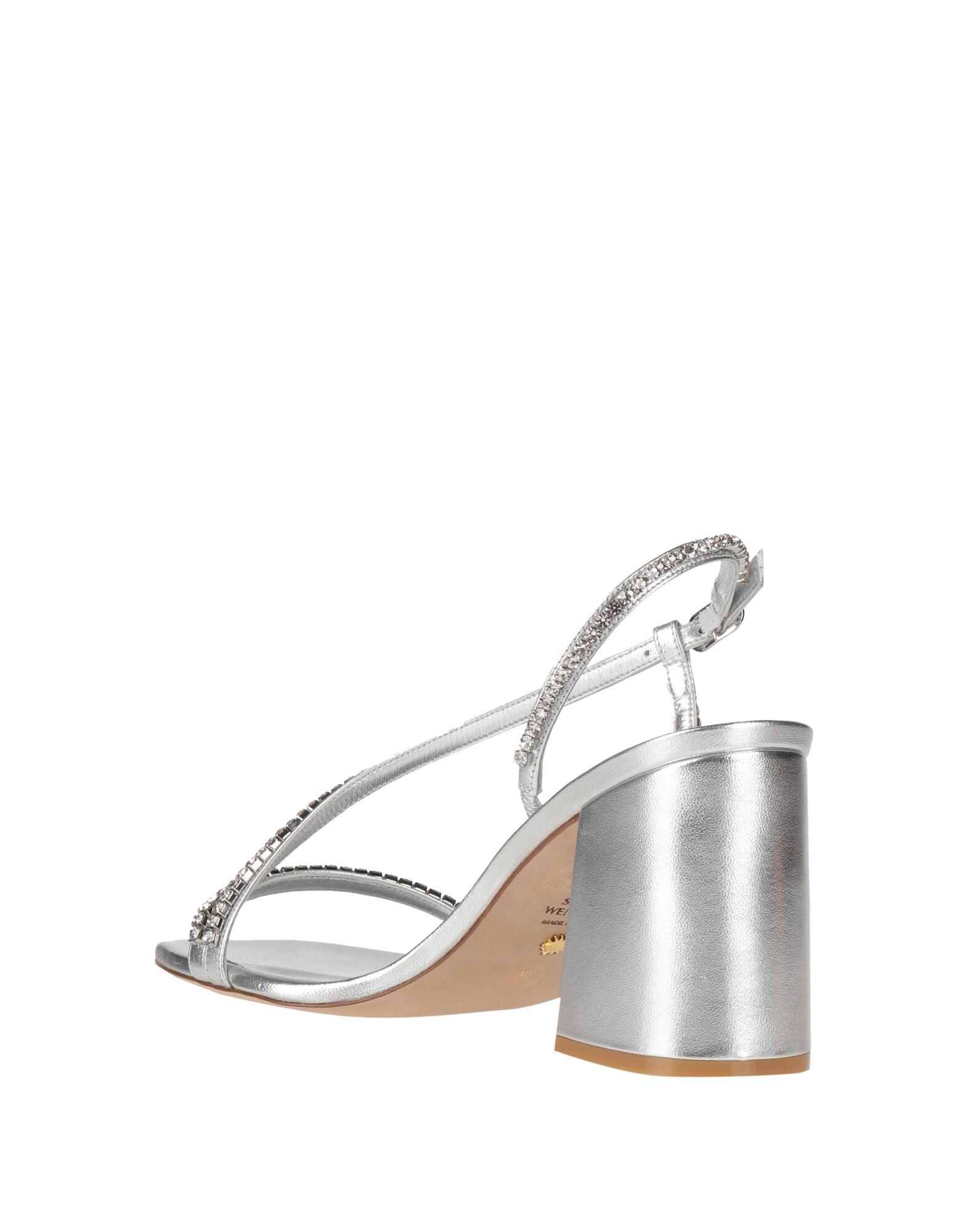 Silver Women's Sandals - 3