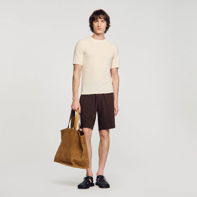 Sandro TERRY KNIT T-SHIRT outlook