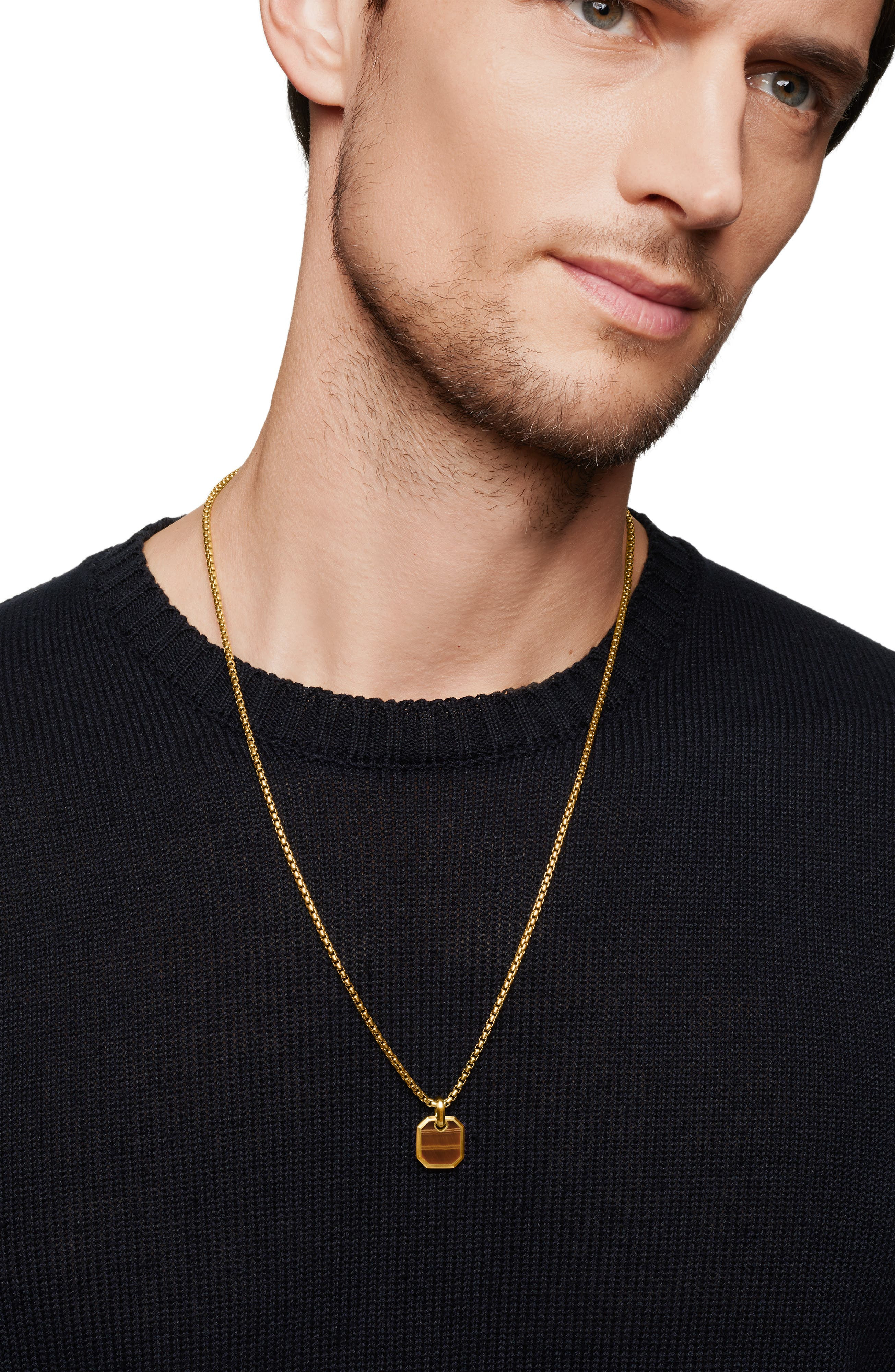 David Yurman Roman Amulet in 18K Yellow Gold with Tiger's Eye at Nordstrom - 3