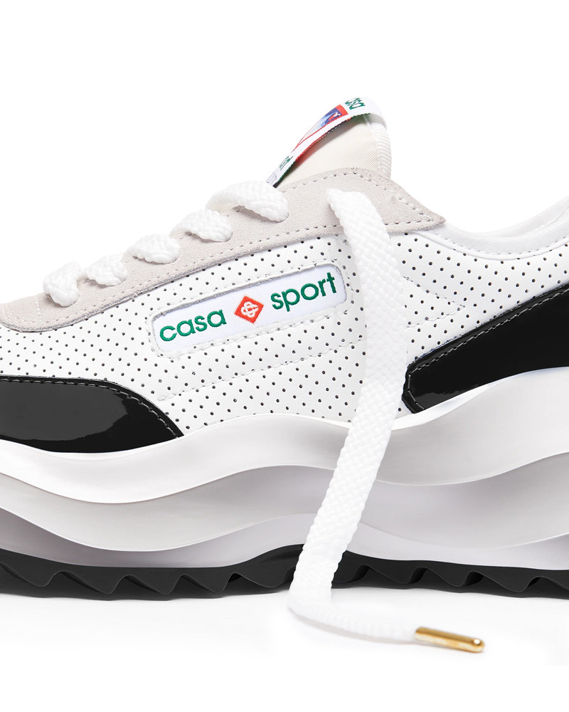 Mens Atlantis White & Black Sneaker 11