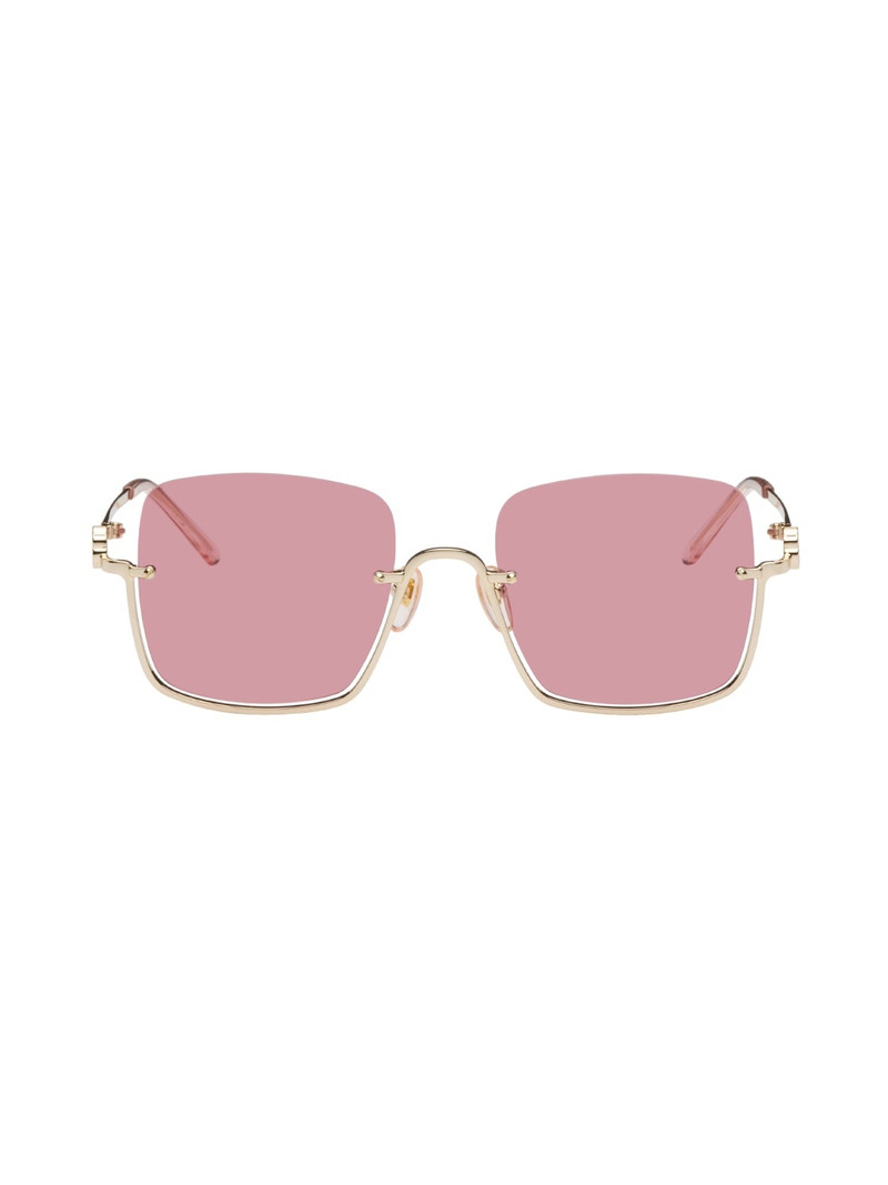 Gold Square Sunglasses 1