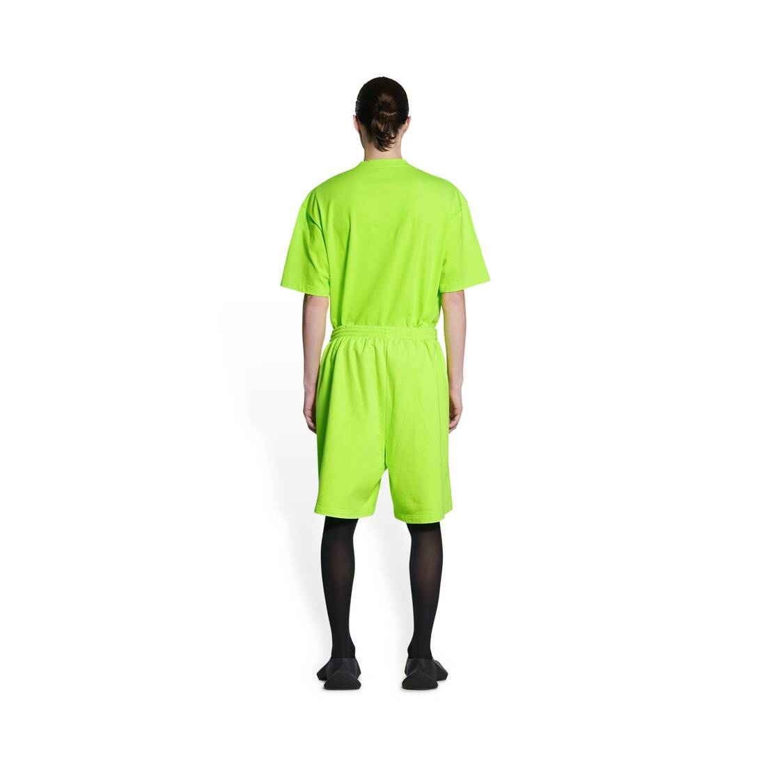 Men's Bb Corp Sweat Shorts in Yellow - 4