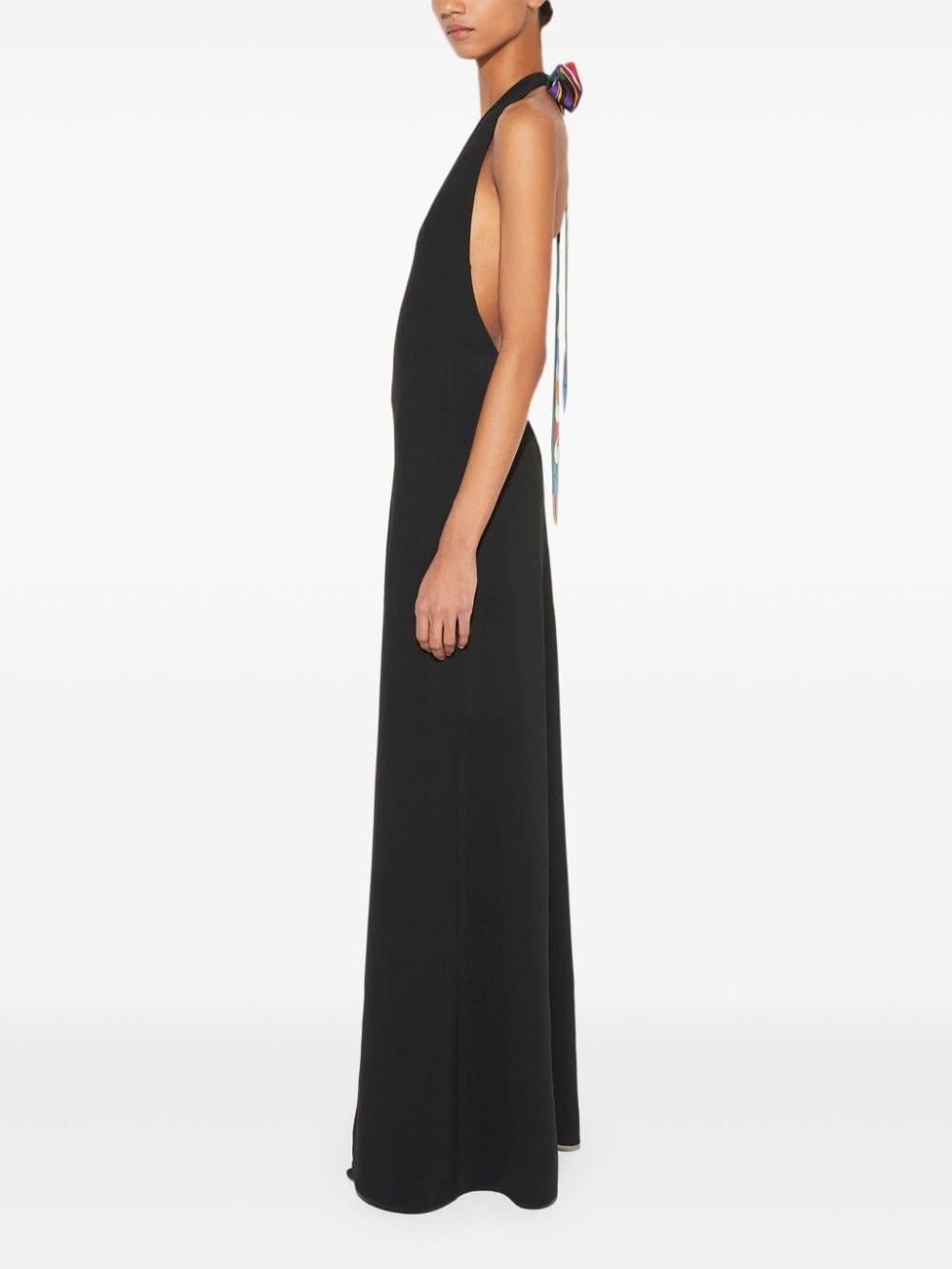 halterneck maxi dress - 3