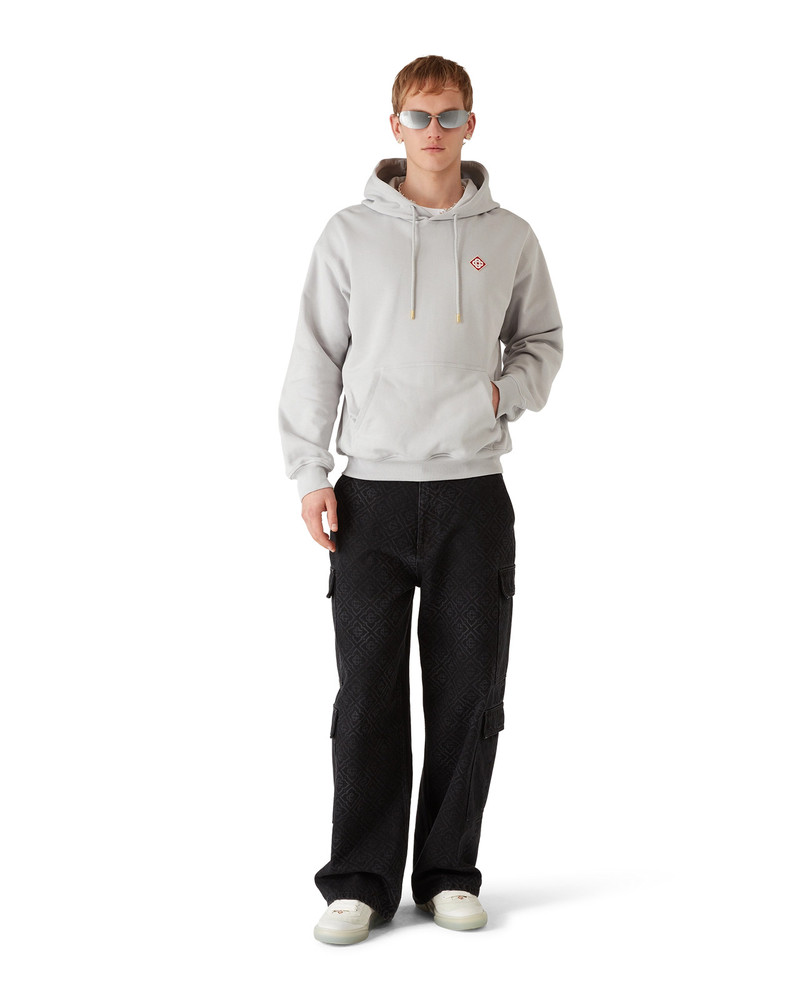 CASABLANCA Diamond Logo Hooded Sweatshirt outlook