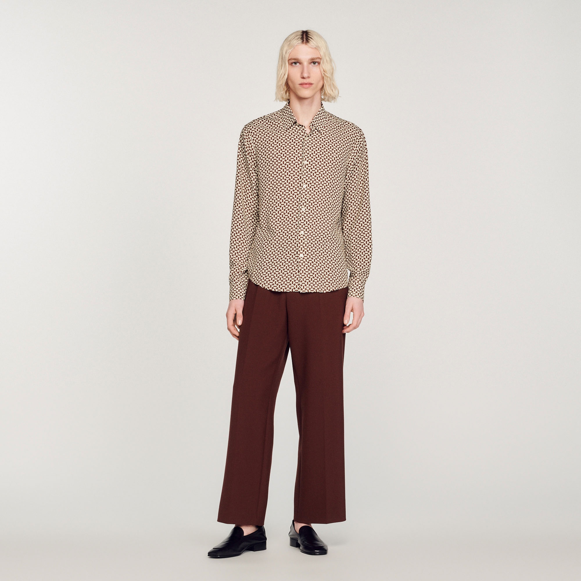 Printed flowing shirt - 3
