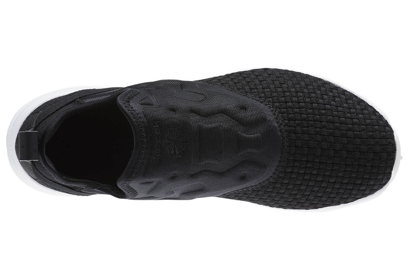 Reebok (WMNS) Reebok Furylite Slip On Woven 'Black' CM9809 outlook