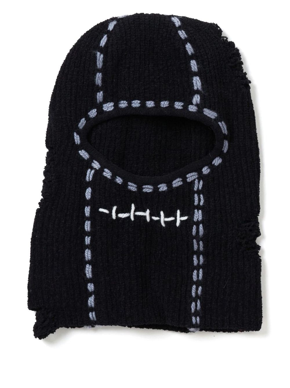 ribbed-knit balaclava - 3