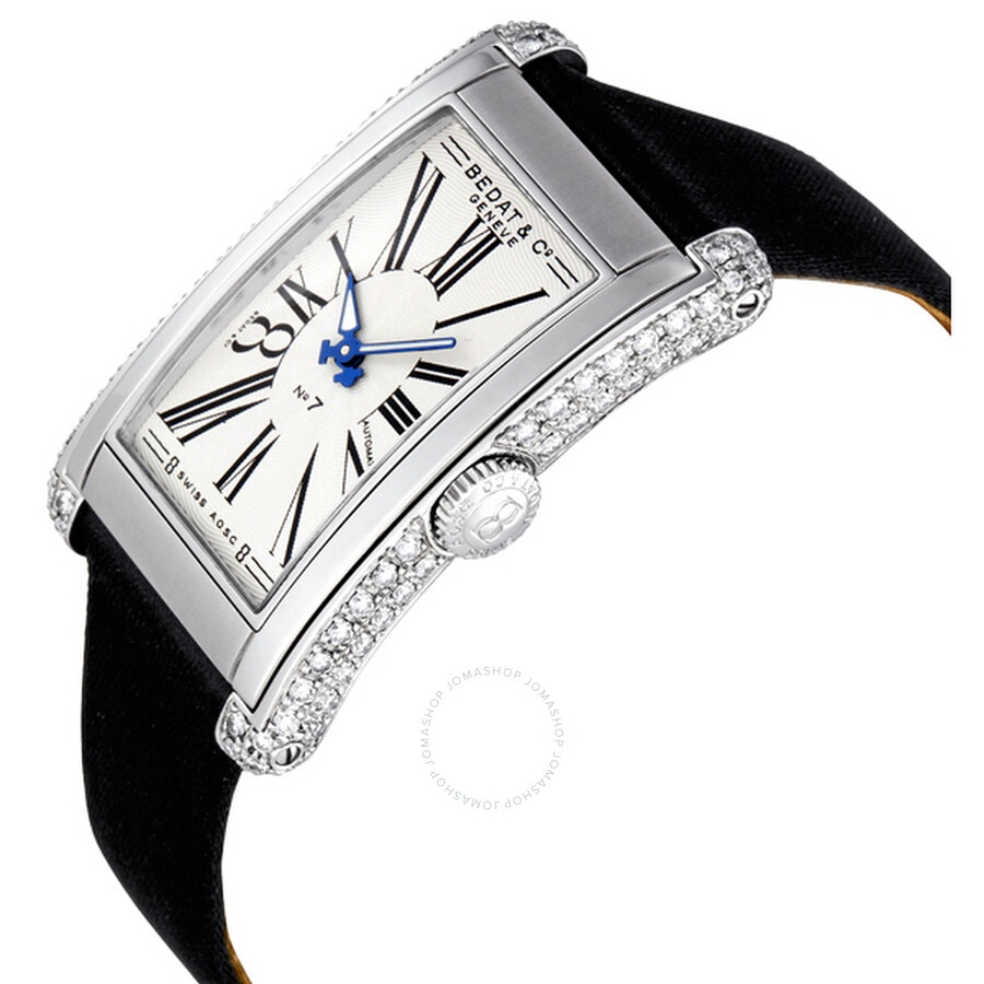 Bedat - Bedat No. 7 White Sunburst Dial Leather Strap Ladies Watch 788.030.101 - 2