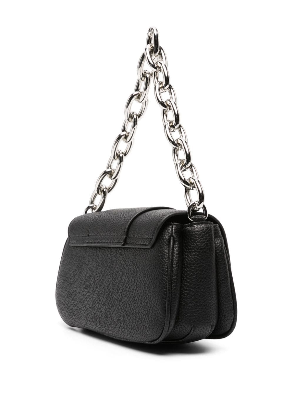 logo-plaque chain-handle shoulder bag - 3