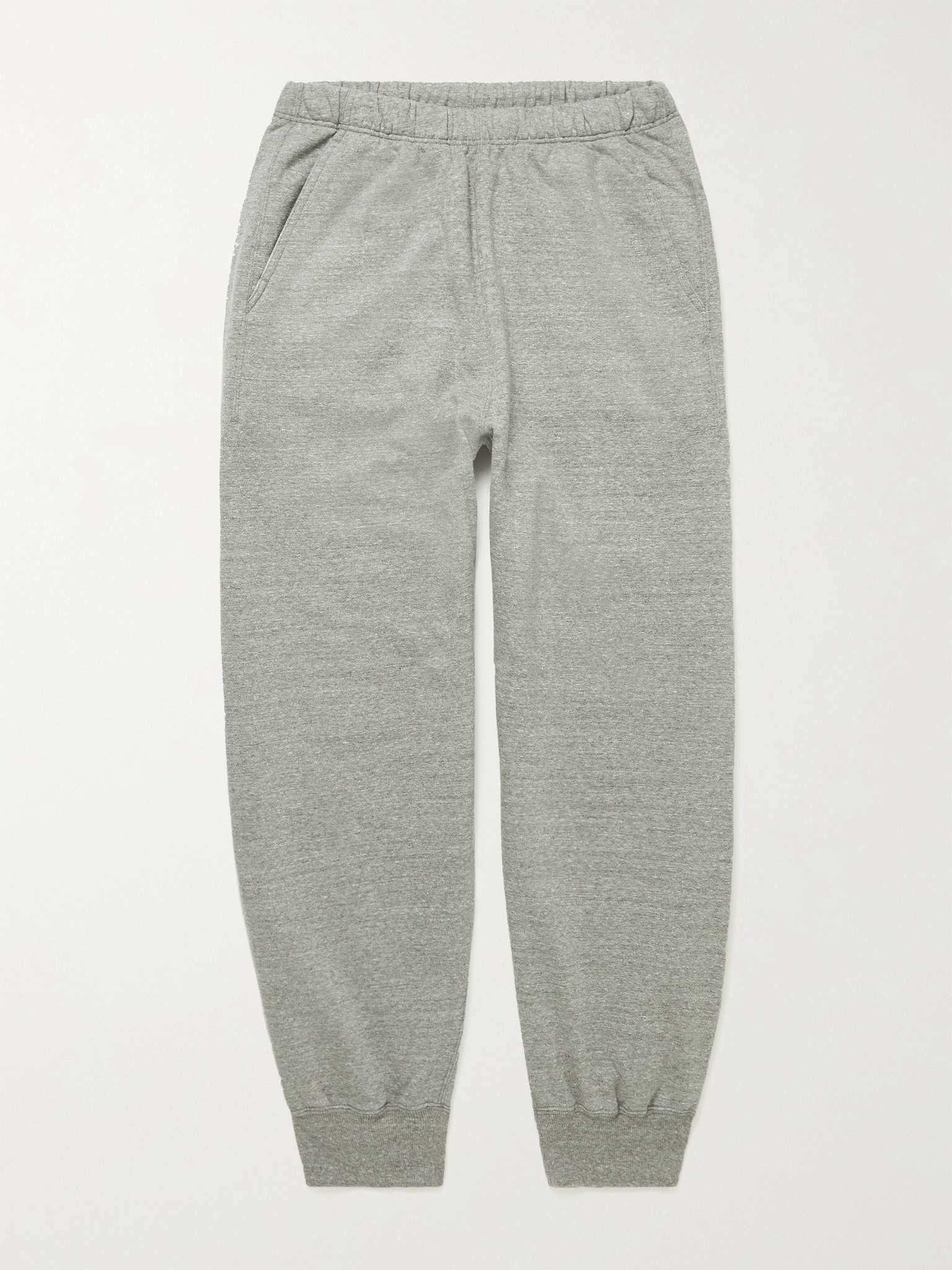 Cotton-Blend Jersey Sweatpants - 1