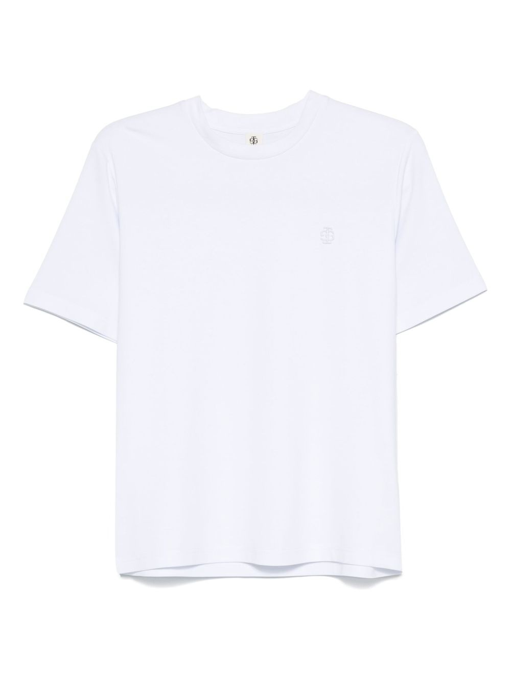 logo-embroidered T-shirt - 1