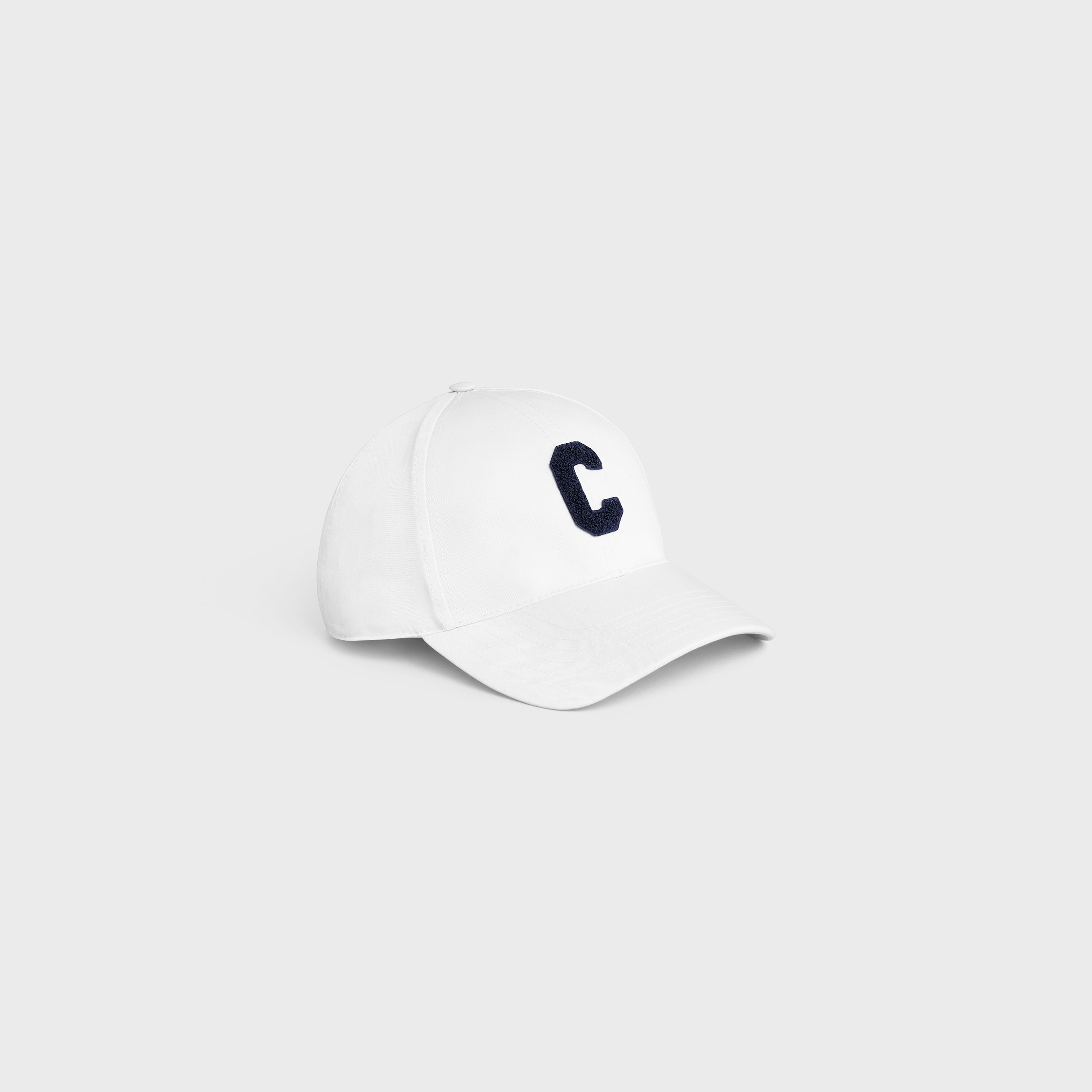 initial baseball cap in cotton - 1