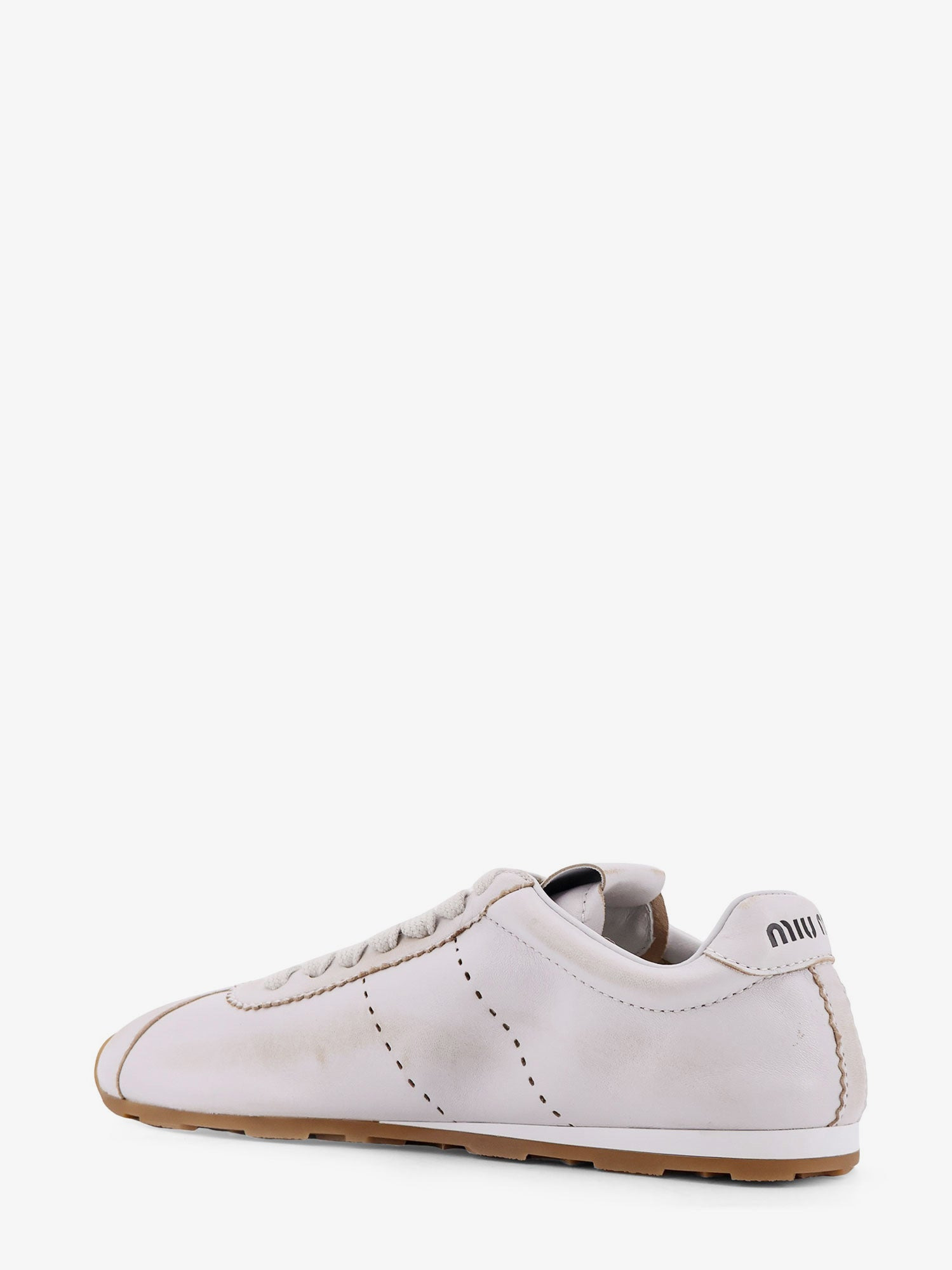 Plume Low-Top Leather Sneakers - 3