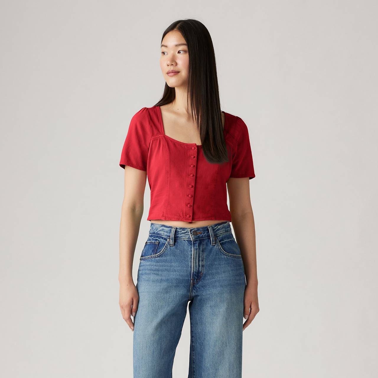 PASCALE SHORT SLEEVE BLOUSE - 2