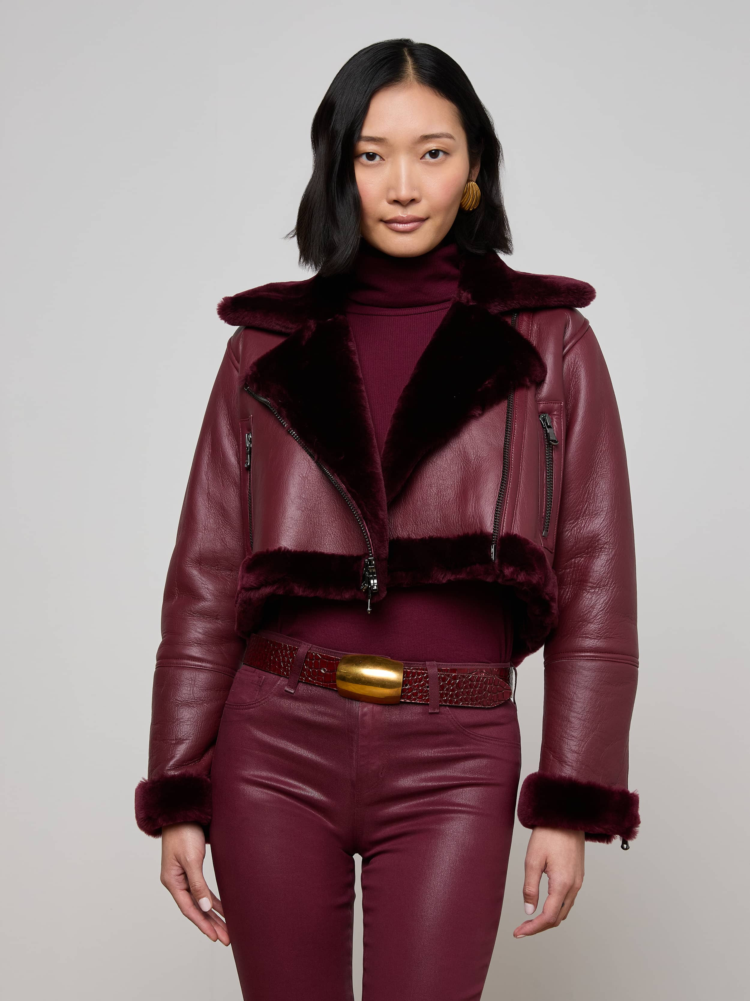 Pike Shearling Leather Jacket - 2