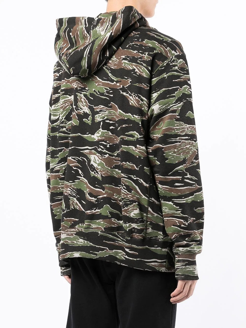 CAMOUFLAGE-PRINT LONG-SLEEVE HOODIE - 3