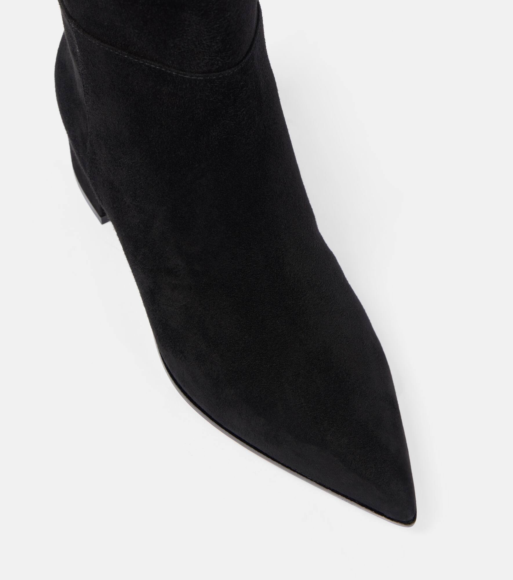 Suede knee-high boots - 6