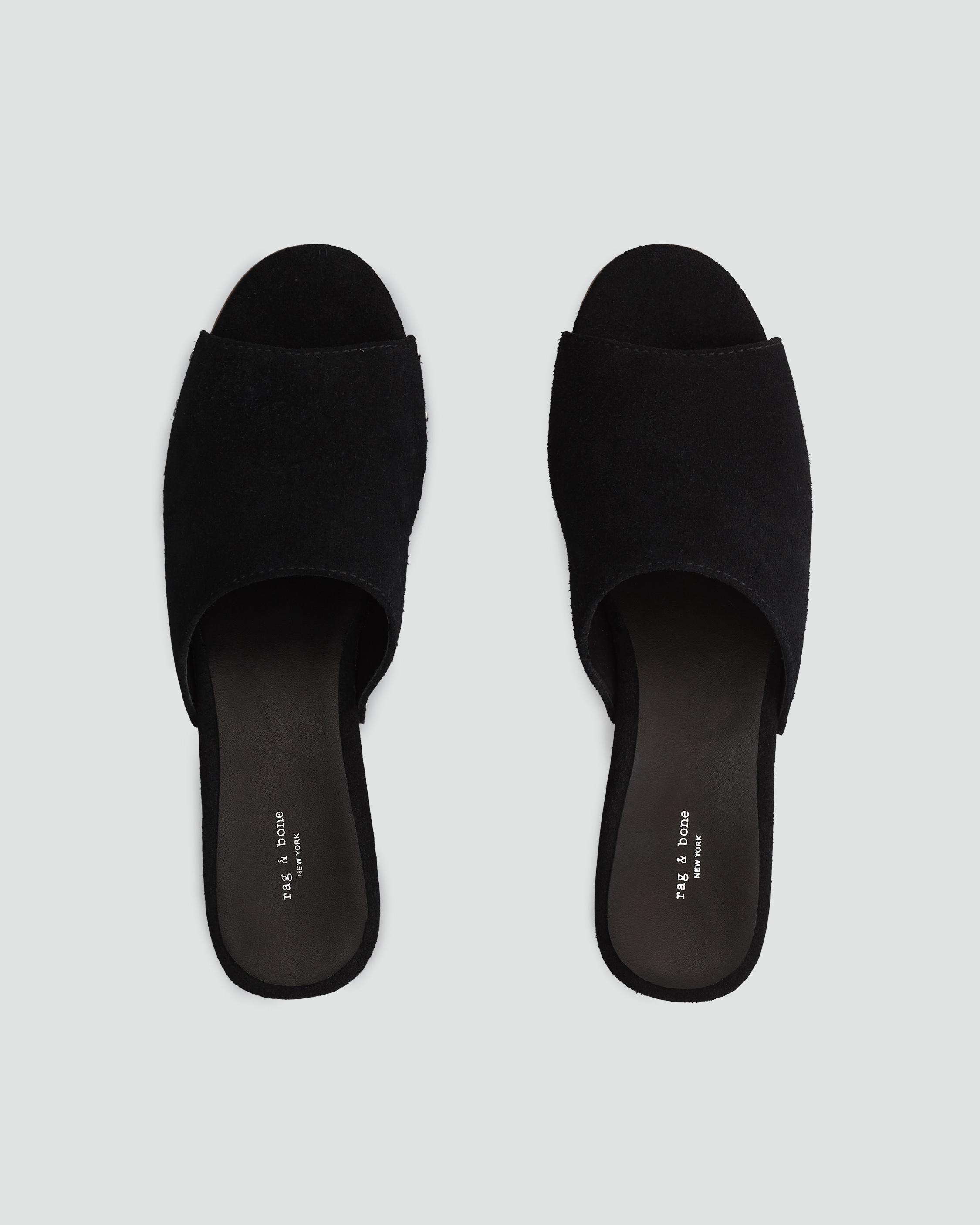 Mara Clog Slide - Suede
Heeled Clog - 3