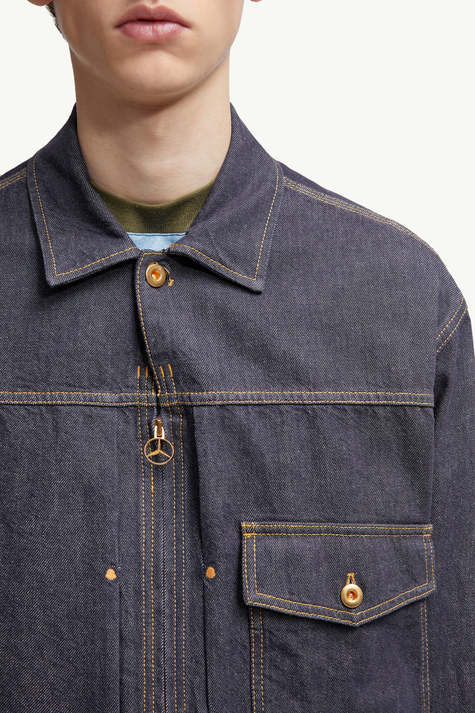 Moncler x Mercedes-Benz by NIGO Nepit Denim Jacket - 6
