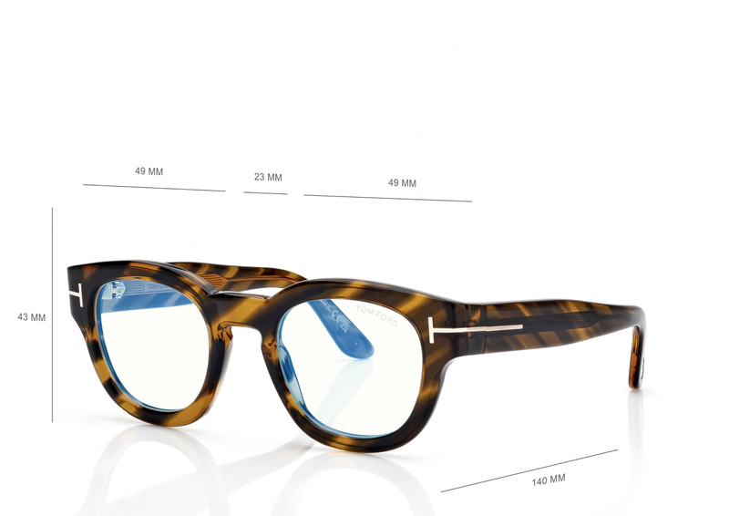 ICON BLUE BLOCK ROUND OPTICALS 4