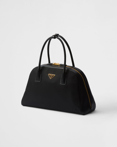Prada Large Re-Nylon and leather top-handle bag outlook